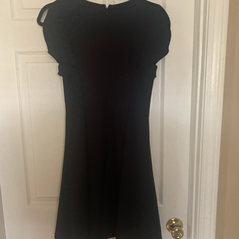 Vince Camuto Navy Cap Sleeve Dress